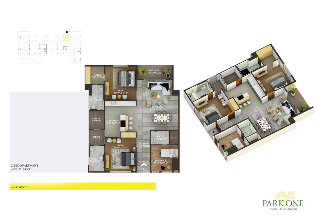 2 Bedroom Apartment